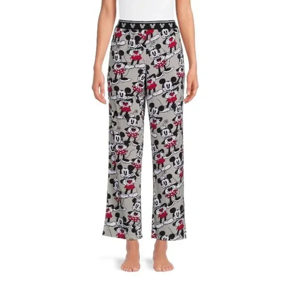 Disney Women's Mickey Mouse Plush Sleep Lounge Pants Size M - Picture 2 of 6